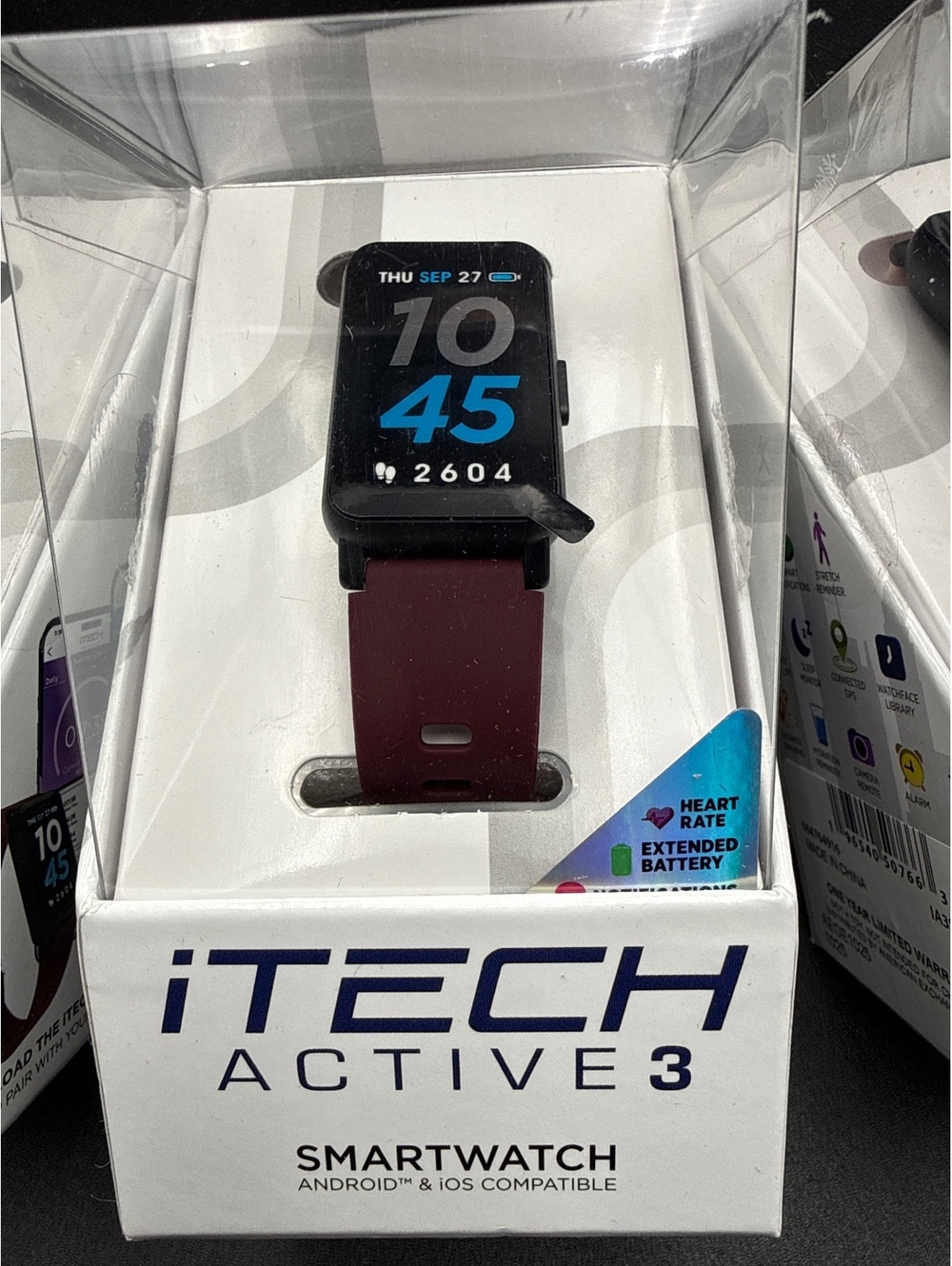 iTech Active 3 Smartwatch Android & iOS Compatible - Picture 3 of 6